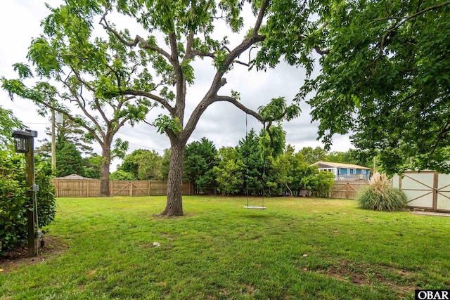 1115 Waterlily Rd, Coinjock, NC 27923 - view of fenced backyard