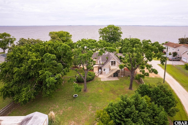 1115 Waterlily Rd, Coinjock, NC 27923 - view from above of property featuring a nearby body of water
