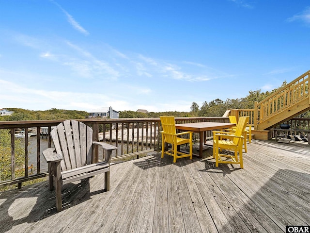 view of deck