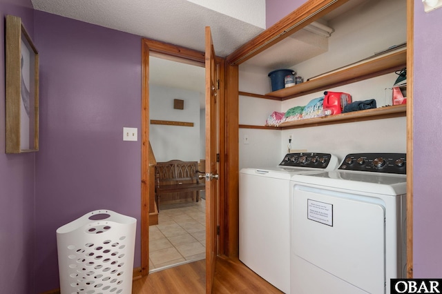 42082 Ocean View Dr Lot 67, Avon, NC 27915 - washroom featuring washer and dryer and light wood-style flooring