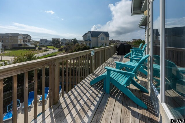 1024 Lighthouse Dr Lot 14, Corolla, NC 27927 - balcony with a residential view and area for grilling