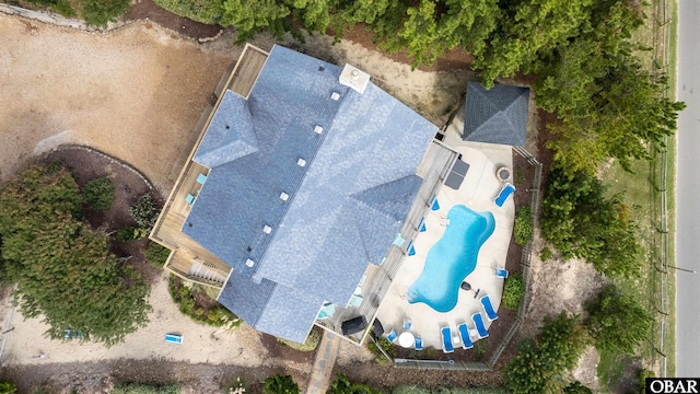 1024 Lighthouse Dr Lot 14, Corolla, NC 27927 - view from above of property featuring a pool area