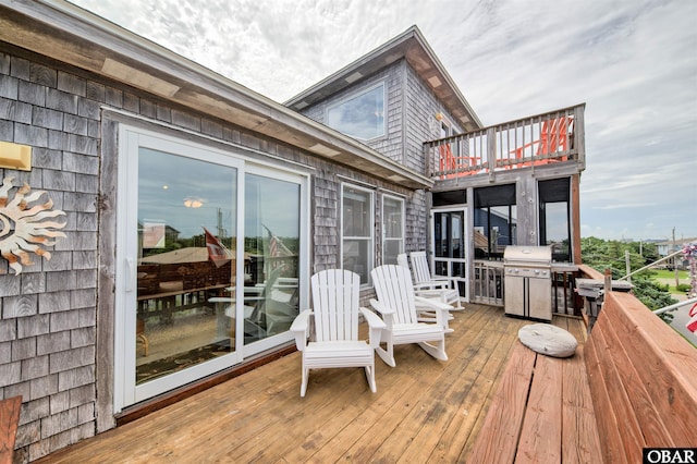 58208 Sand Rd Lot 19, Hatteras, NC 27943 - wooden terrace featuring area for grilling