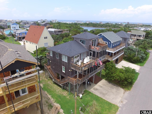 58208 Sand Rd Lot 19, Hatteras, NC 27943 - aerial view of residential area featuring a nearby body of water