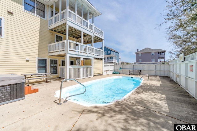 754 Cormorant Trl Lot 79, Corolla, NC 27927 - view of swimming pool with a patio