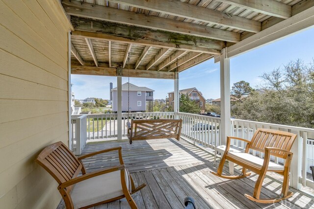 754 Cormorant Trl Lot 79, Corolla, NC 27927 - deck featuring a residential view