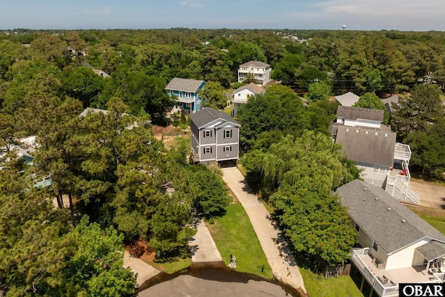 102 Prince Charles Ct Lot 47, Kill Devil Hills, NC 27948 - drone / aerial view of a heavily wooded area