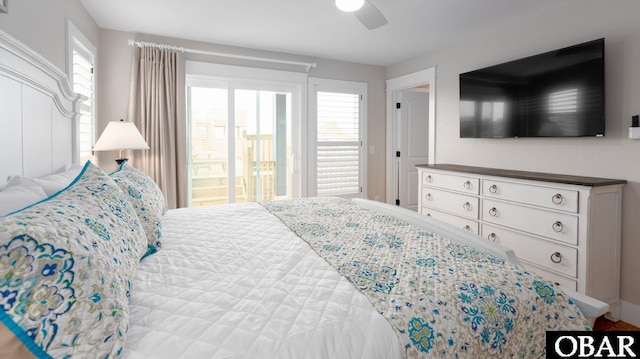 909 Lighthouse Dr Lot # 8, Corolla, NC 27927 - bedroom with ceiling fan