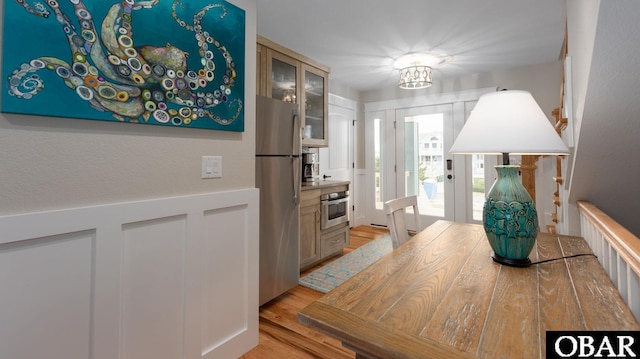 909 Lighthouse Dr Lot # 8, Corolla, NC 27927 - corridor with light wood finished floors