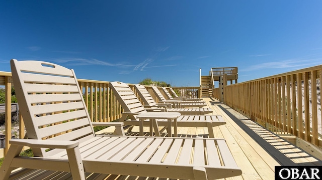 909 Lighthouse Dr Lot # 8, Corolla, NC 27927 - view of wooden deck