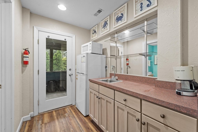 1386B Duck Rd Lot 34, Duck, NC 27949 - interior space with a textured wall, wood finished floors, and visible vents