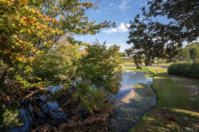 view of water feature