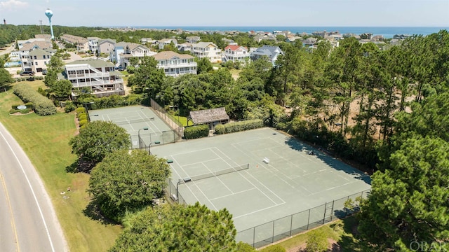 birds eye view of property featuring a residential view