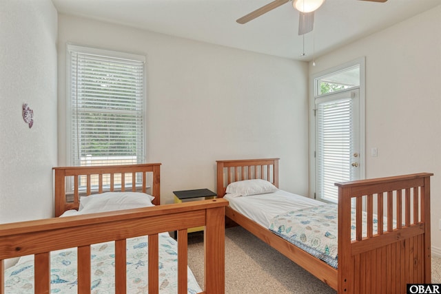 759 Ridge Point Dr Lot 42, Corolla, NC 27927 - bedroom featuring carpet flooring and a ceiling fan