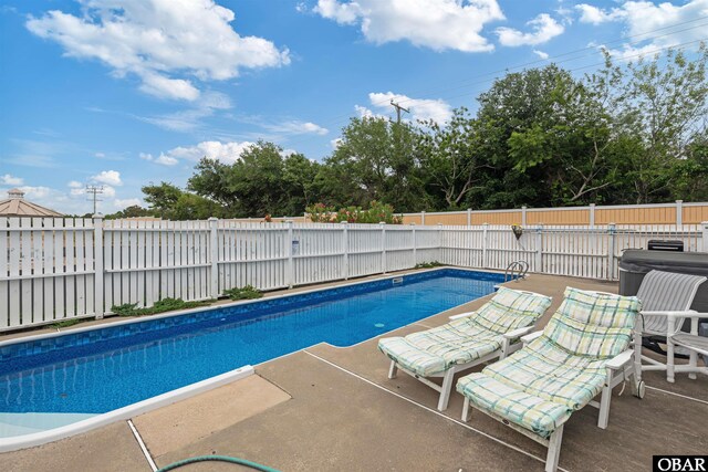 759 Ridge Point Dr Lot 42, Corolla, NC 27927 - view of pool with a fenced backyard and a patio