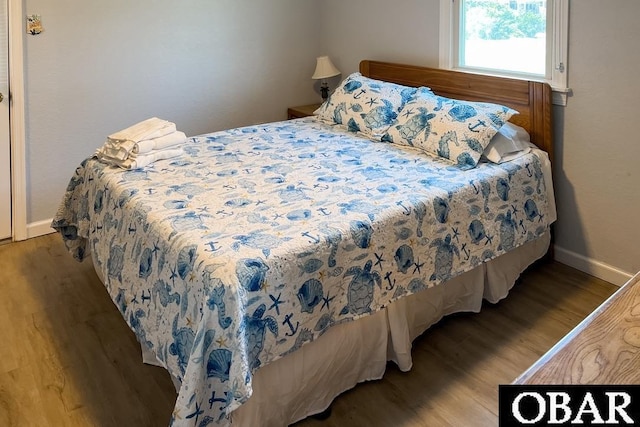 25273 Sea Isle Hills Dr Lot 5-2, Waves, NC 27982 - bedroom with wood finished floors and baseboards