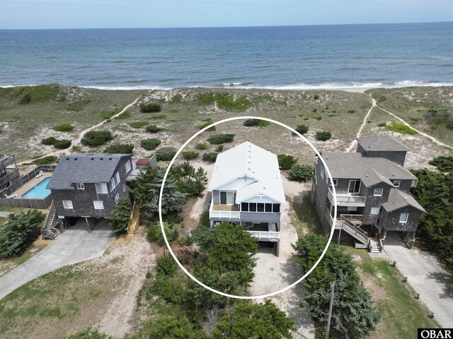 25273 Sea Isle Hills Dr Lot 5-2, Waves, NC 27982 - water view featuring local beach