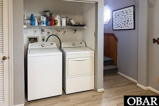 25273 Sea Isle Hills Dr Lot 5-2, Waves, NC 27982 - laundry room featuring washer and clothes dryer and light wood finished floors