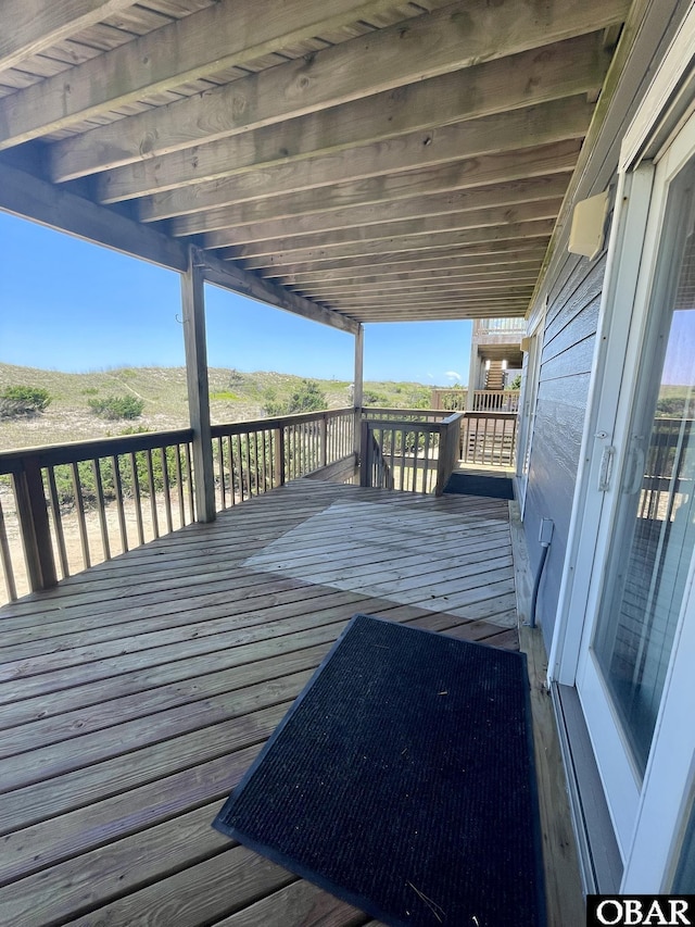 25273 Sea Isle Hills Dr Lot 5-2, Waves, NC 27982 - view of wooden deck
