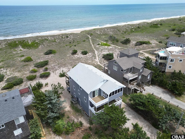 25273 Sea Isle Hills Dr Lot 5-2, Waves, NC 27982 - aerial view of waterfront with a beach
