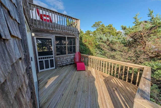 40270 Croaker Ct Lot D, Avon, NC 27915 - view of wooden terrace