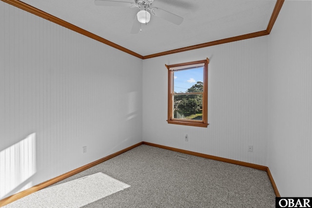 50096 Freebooter Ct Lot 178, Frisco, NC 27936 - spare room with carpet, crown molding, and radiator heating unit