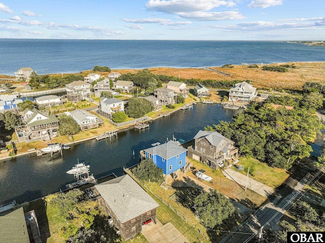 50096 Freebooter Ct Lot 178, Frisco, NC 27936 - drone / aerial view with a water view and a residential view