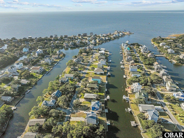 50096 Freebooter Ct Lot 178, Frisco, NC 27936 - aerial view featuring a water view and a residential view