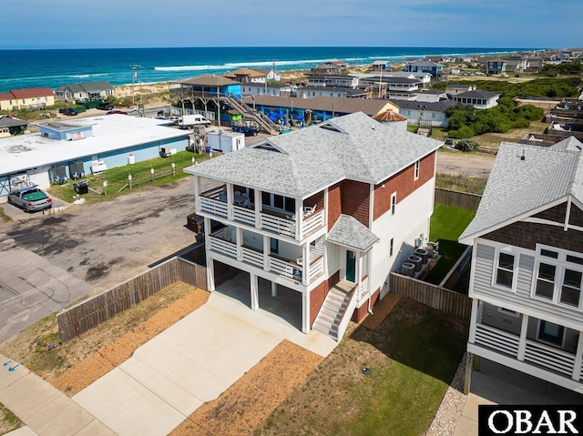 205 E Eckner St Lot # 17, Kitty Hawk, NC 27949 - aerial view of property and surrounding area with a large body of water