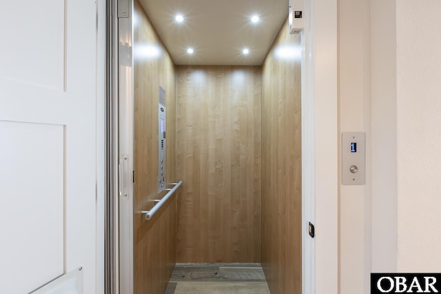 205 E Eckner St Lot # 17, Kitty Hawk, NC 27949 - elevator featuring recessed lighting and wood finished floors