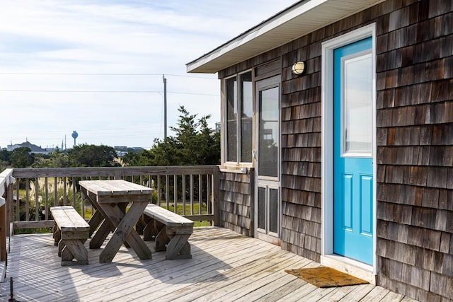 23180 Wimble Shores Dr Lot 8, Rodanthe, NC 27968 - view of wooden deck