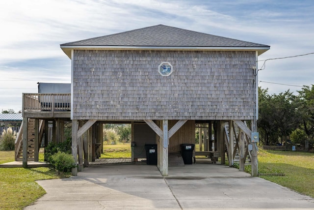 23180 Wimble Shores Dr Lot 8, Rodanthe, NC 27968 - view of community featuring stairs, driveway, and a yard