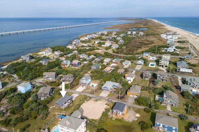23180 Wimble Shores Dr Lot 8, Rodanthe, NC 27968 - aerial overview of property's location featuring a large body of water and nearby suburban area
