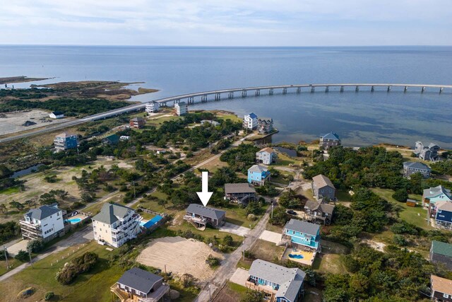 23180 Wimble Shores Dr Lot 8, Rodanthe, NC 27968 - aerial overview of property's location with a notable bridge and a nearby body of water