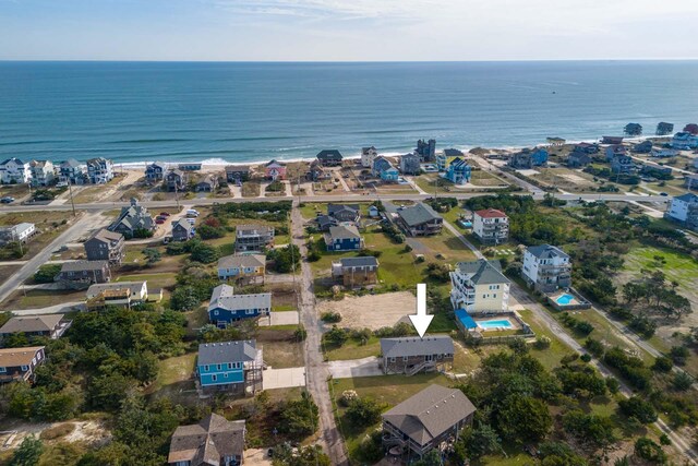 23180 Wimble Shores Dr Lot 8, Rodanthe, NC 27968 - aerial view of property's location with a large body of water and nearby suburban area