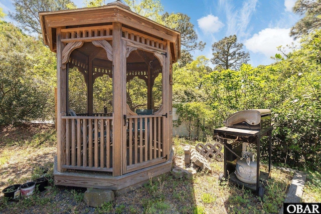 427 Harbour View Dr Unit Lot134-A, Kill Devil Hills, NC 27948 - wooden terrace featuring a gazebo