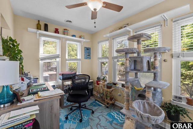 427 Harbour View Dr Unit Lot134-A, Kill Devil Hills, NC 27948 - office area with a ceiling fan
