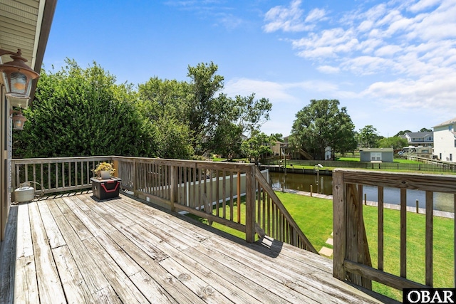 117 Broadbay Dr Lot 119, Kill Devil Hills, NC 27948 - deck with a water view