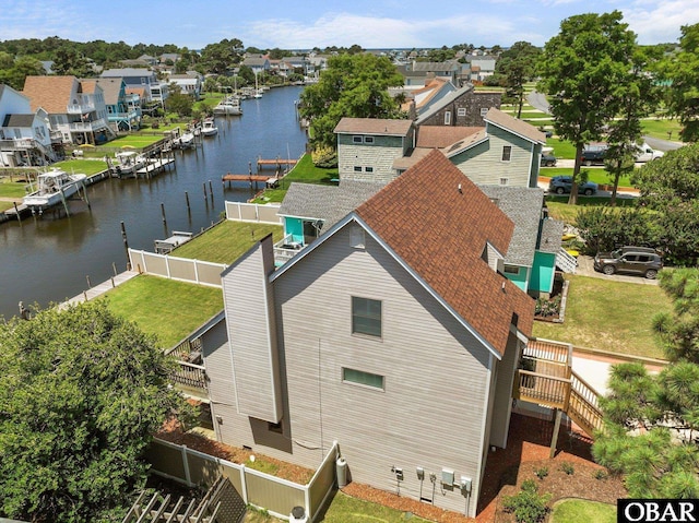 117 Broadbay Dr Lot 119, Kill Devil Hills, NC 27948 - aerial perspective of suburban area featuring a large body of water