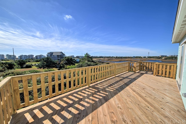 56185 Cedar Ave Lot 5, Hatteras, NC 27943 - view of wooden terrace