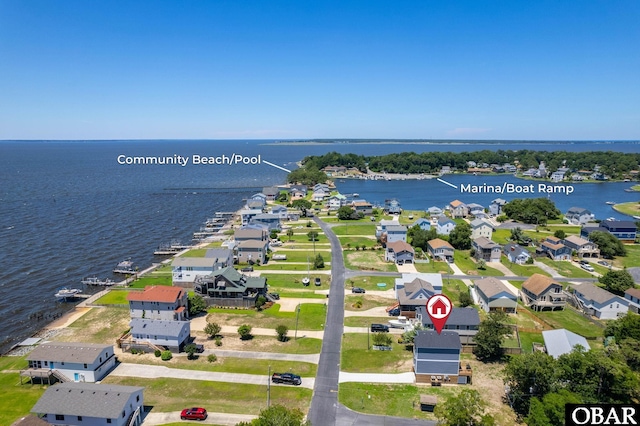1804 Harbour View Dr Lot 91-O, Kill Devil Hills, NC 27948 - aerial view of residential area with a nearby body of water