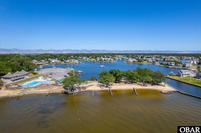 1804 Harbour View Dr Lot 91-O, Kill Devil Hills, NC 27948 - aerial view of a large body of water and a pool