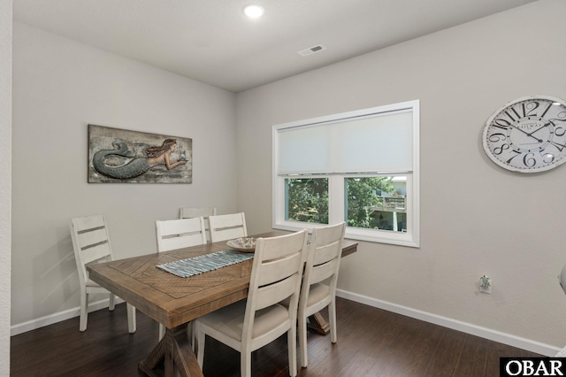 1804 Harbour View Dr Lot 91-O, Kill Devil Hills, NC 27948 - dining area with dark wood-style floors and recessed lighting