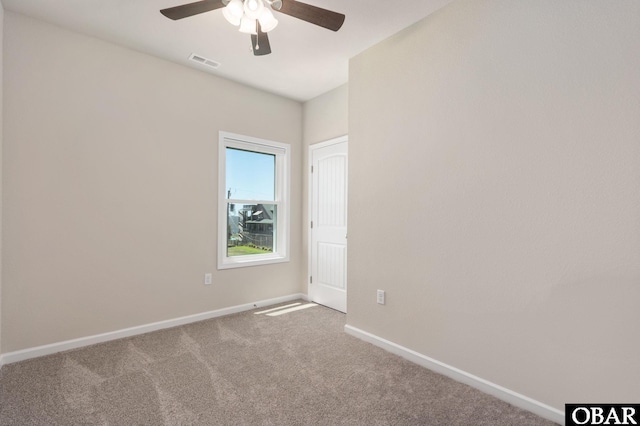 1804 Harbour View Dr Lot 91-O, Kill Devil Hills, NC 27948 - carpeted empty room featuring ceiling fan and baseboards