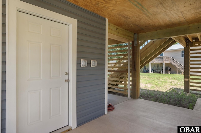 1804 Harbour View Dr Lot 91-O, Kill Devil Hills, NC 27948 - property entrance with a patio