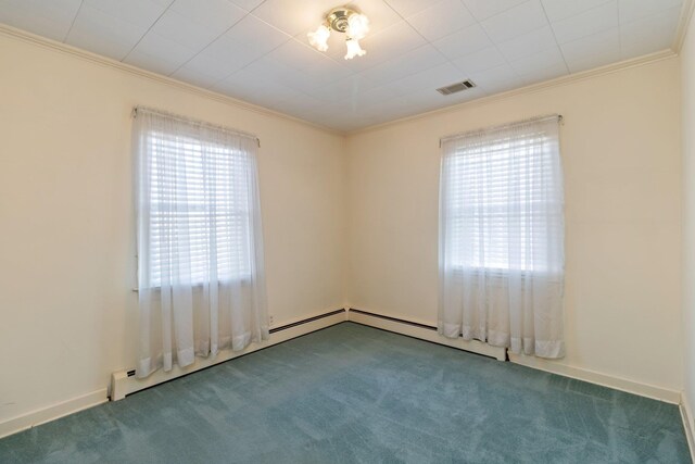 3858 Caratoke Hwy, Maple, NC 27956 - carpeted spare room featuring ornamental molding