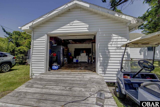 155 Loop Rd Lot 5, Ocracoke, NC 27960 - view of outdoor structure with driveway