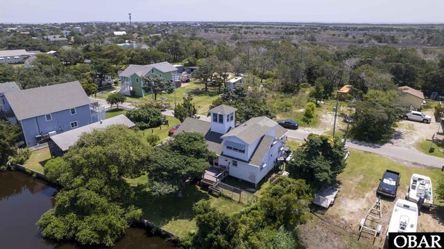 155 Loop Rd Lot 5, Ocracoke, NC 27960 - aerial view of property's location with a nearby body of water and nearby suburban area