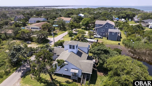 155 Loop Rd Lot 5, Ocracoke, NC 27960 - aerial perspective of suburban area with a large body of water