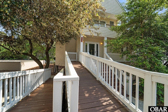 1148 Dunton Dr Lot 337, Corolla, NC 27927 - view of wooden terrace